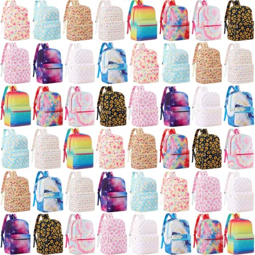 Amylove 48 Pack Bulk School Backpacks for Kids 17 Inch Feminine Color by Amylove - Used condition - Image 7
