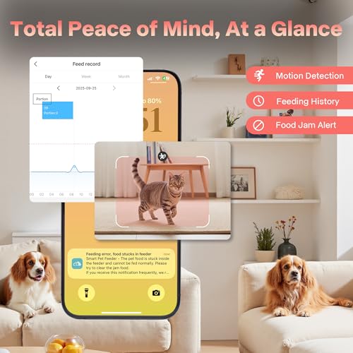 Smart Pet Feeder with Camera and Audio