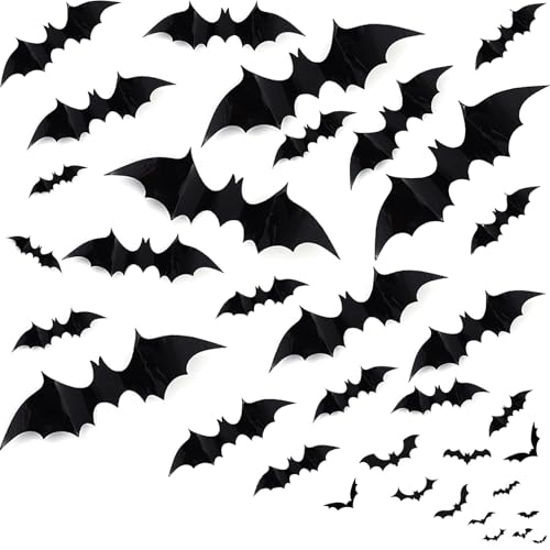 BELSVOR Confezione da 60 pipistrelli di Halloween, 60 pipistrelli...