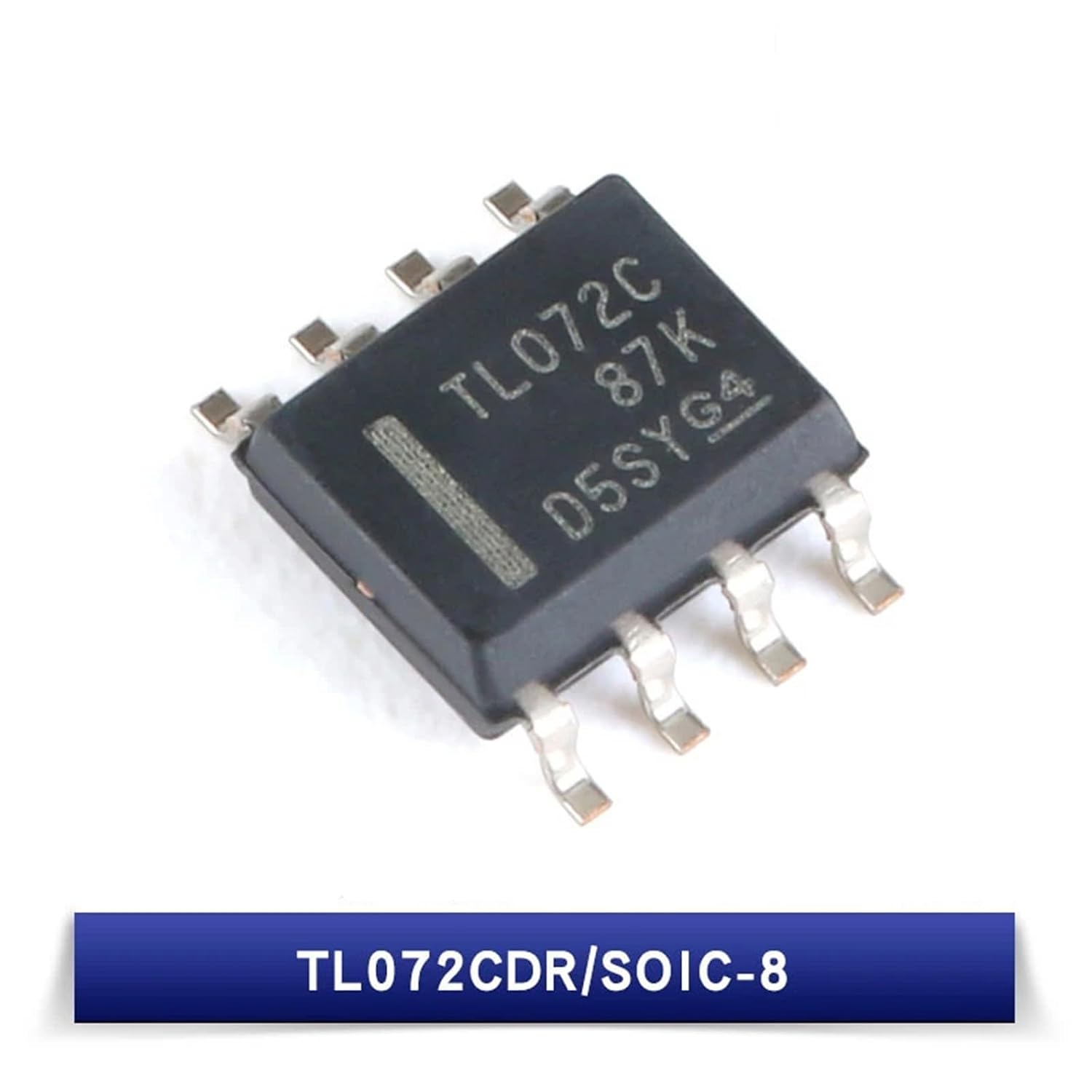TL072CDR SOP8 TL072CP DIP8 SMD TL072 IC Amplifier Chipset 10Pcs(TL072CDR SOP8)