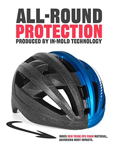 Victgoal HT-23 Bike Helmet With Usb Rechargeable Rear Light Detachable Magnetic Goggles Removable Sun Visor Mountain & Road Bicycle Helmets For Men Women Adult Cycling Helmets thumb #6