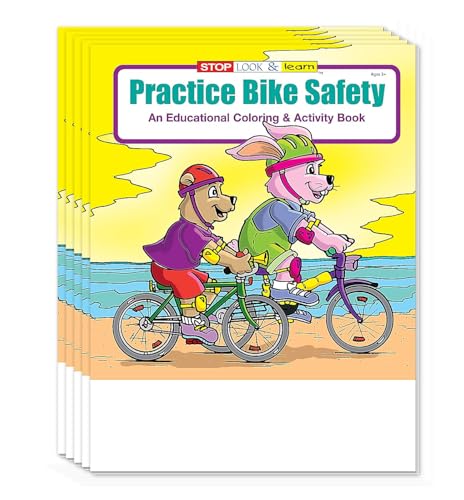 ZOCO – Bike Safety Educational Coloring & Activity Books (50
