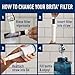 Brita Water Bottle Replacement Filters, BPA-Free, Replaces 1,800 Plastic Water Bottles a Year, Lasts Two Months or 40 Gallons, Includes 3 Filters