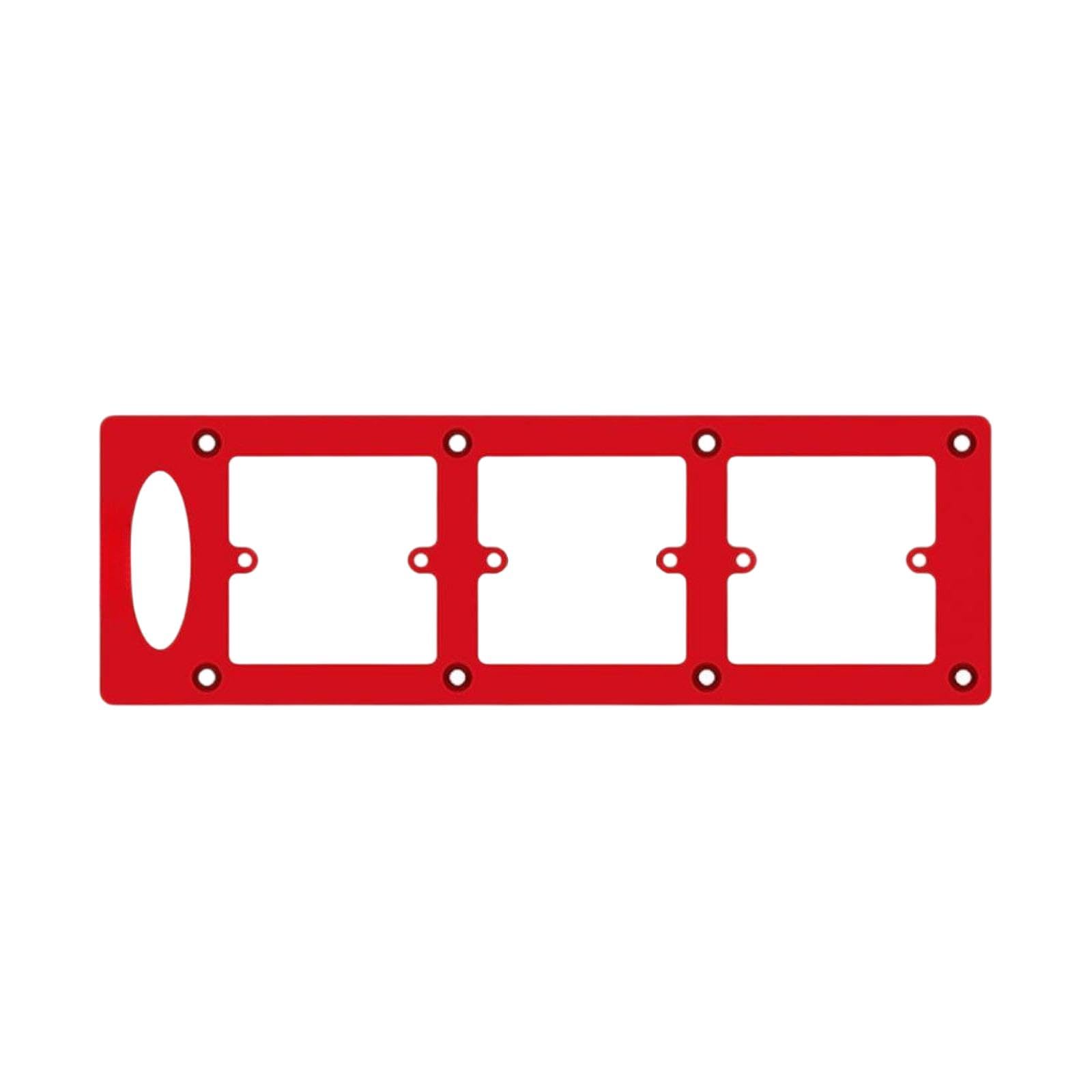MERISHOPP 86 Type Wire Box Template Three Hole Sturdy for Electrician Work Socket Base Red Inner Size 5 Cm|Consumer Electronics | Multipurpose Batteries & Power | Surge Protectors Power Strips-image-39