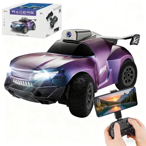 OBEST Fernbedienung Auto Mit Kamera,2.4GHz WiFi Spielzeugauto das über APP...