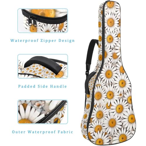 Sac pour guitare acoustique vintage housse de transport pour ukulélé et basse