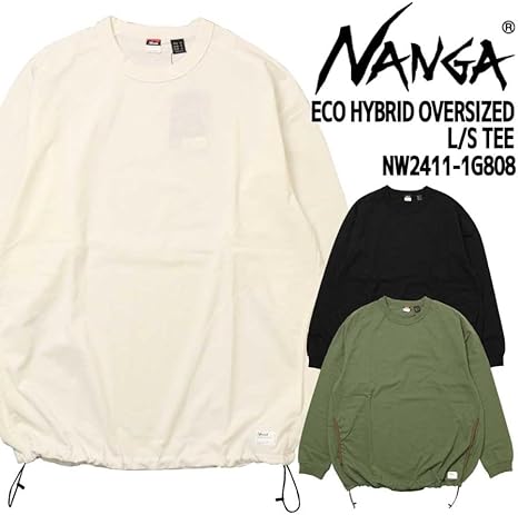 Amazon | [ナンガ] ECO HYBRID OVERSIZED L/S TEE エコ