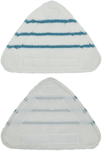 Miniatura 9 de 2 paños de piso de repuesto para mopa de vapor, almohadillas de repuesto de microfibra coral lavables para almohadillas de repuesto triangulares