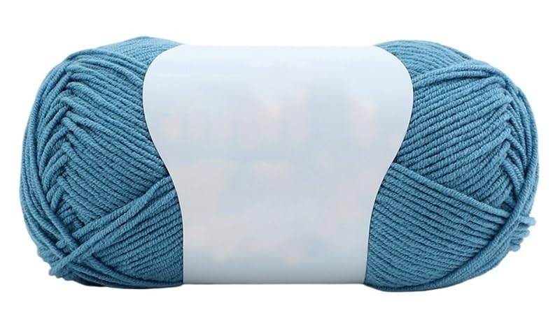 Fil de coton pour crochet | 5 écheveaux de 50g à 4 fils pour tricot et loisirs créatifs