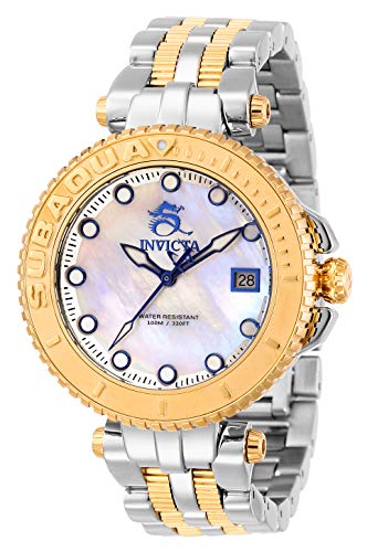 Invicta Women's Subaqua Quartz Watch with Stainless Steel Strap, Two Tone, 20 (Model: 27471)