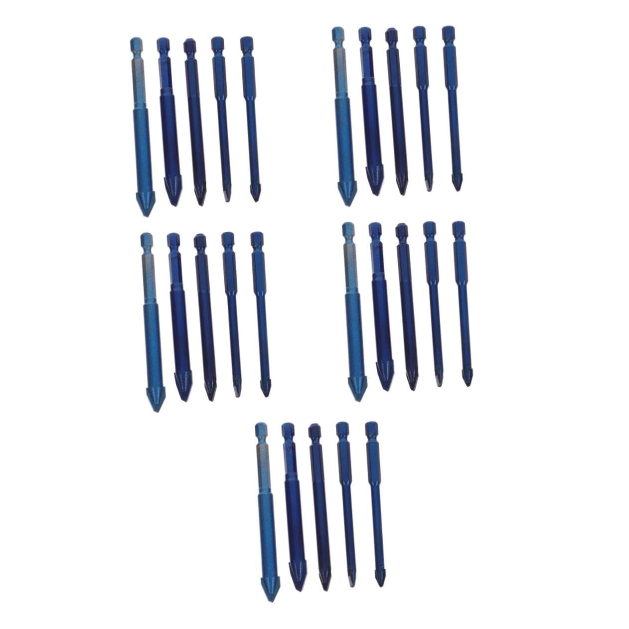 SHINEOFI 5 Ensembles Forets À Percussion Béton Forets Excentriques Multi Usage Pour Carrelage Céramique De 5 Pièces * 5