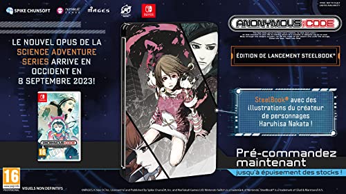Anonymous Code SteelBook Launch Edition Nintendo Switch - vue 5