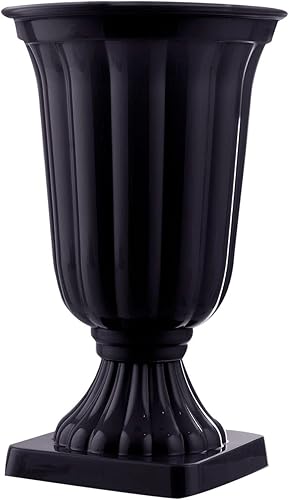 Miniatura 9 de Florero decorativo de plástico para fiesta o decoración del hogar, grande (dorado)