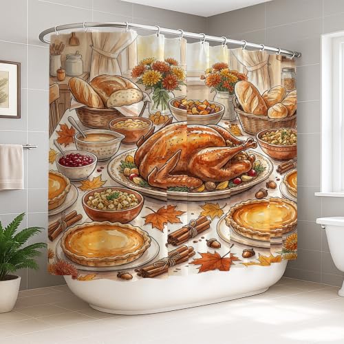 Rideau de douche anti éclaboussures 274 x 183 cm imperméable orange