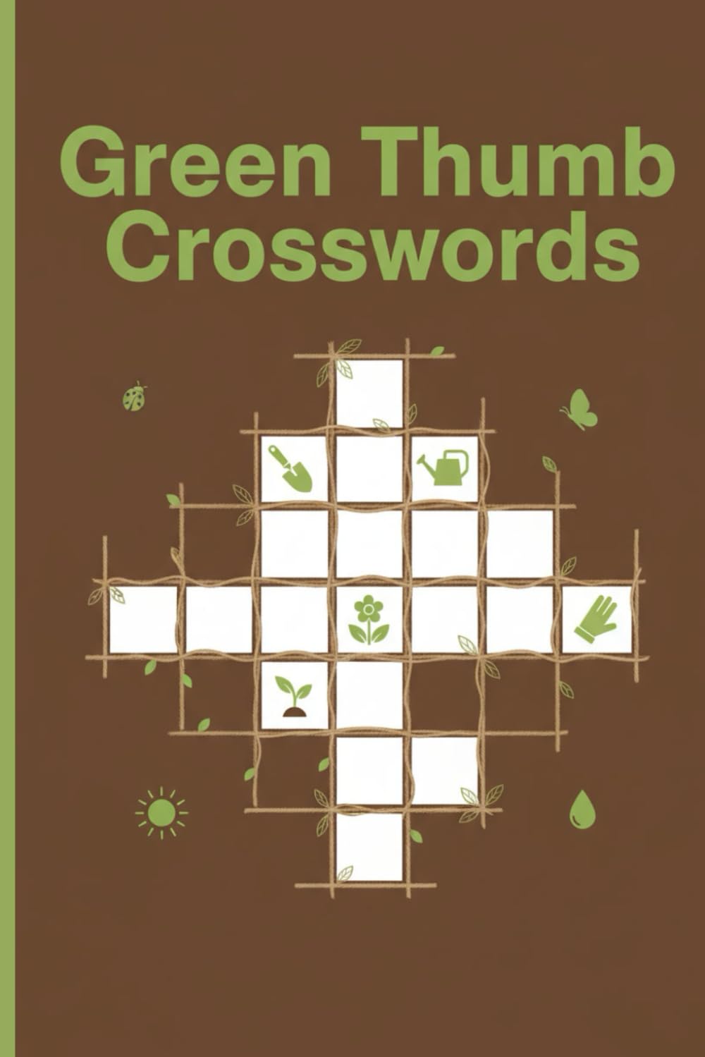 Green Thumb Crosswords: 60 Blooming Fun Puzzles for Garden Lovers | Includes Full Solutions