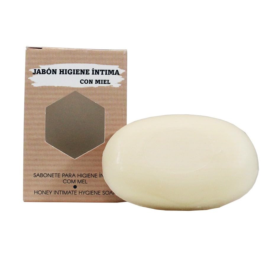 CASTILLO DE PEÑALVER - Jabón Íntimo Sólido (85g) - Con Miel, Caléndula y Aloe Vera - Sin Aromas - Piel Sensible e Irritada