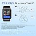 Blood Pressure Watch, 1.95'' Blood Pressure Monitor with Air Pump Cuff, Smart Watch with Blood Pressure Sleep Monitor Sports Tracking for Android iOS Supports Data Sharing, Reminder Monitoring
