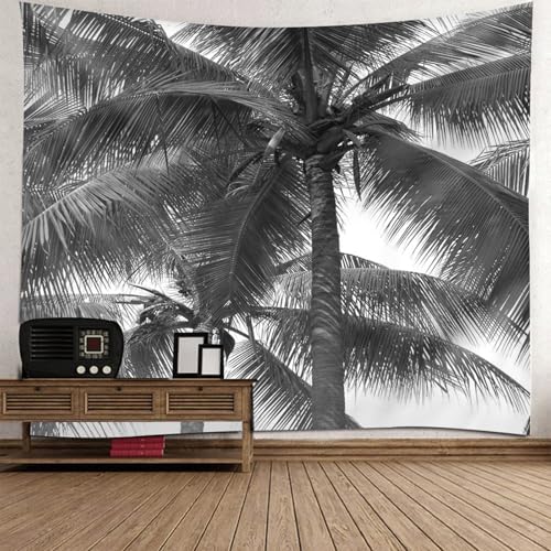 Tapisserie motif cocotiers RDSGYZ 200x200cm pour décoration de grand mur