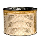 catz finefood Ragout N° 607 Känguru & Ente Katzenfutter nass - Feinkost Nassfutter für Katzen in Sauce ohne Getreide und Zucker mit hohem Fleischanteil, 6 x 190 g Dose