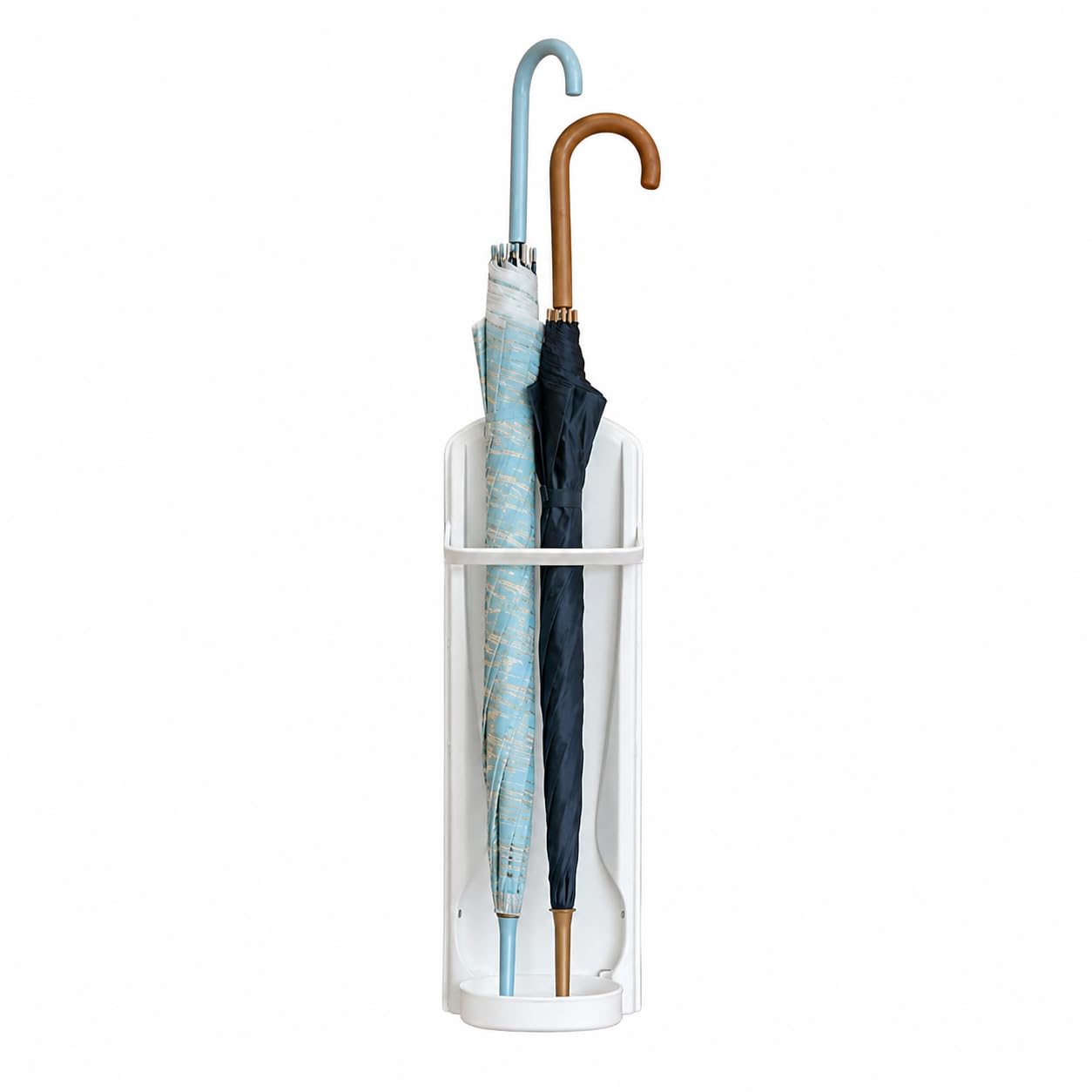 Umbrella Storage Rack No Drill Hanging Umbrella Storage Rack with Water Tray Durable Space Saving Organizer for Home Apartment & Office-image-34