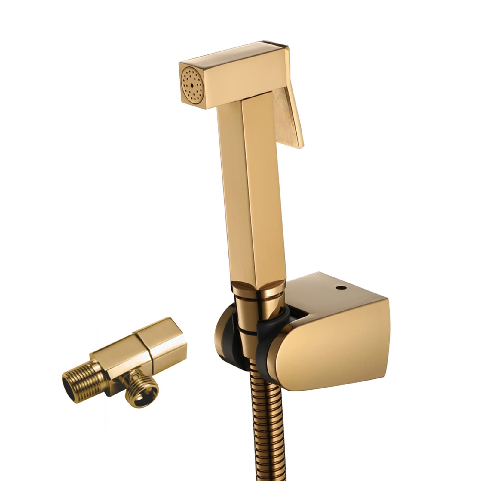 Kit bidet WC pour nettoyer facilement le sol sans effort avec flexible inox 150 cm