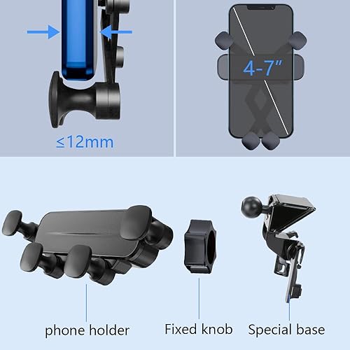 Miniatura 6 de Soporte para teléfono de coche para Volvo S90 2017 2018 2019 2020 2021 2022 2023 2024 2025 Accesorios de automóvil Decoración interior Soporte para