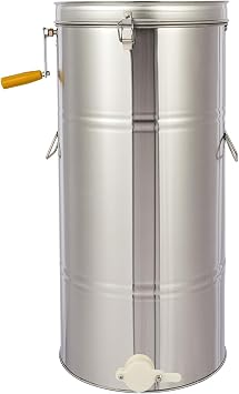 2 Frame Honey Extractor, Stainless Steel Manual Beekeeping Extraction, Honeycomb Drum Spinner, Apiary Centrifuge Equipment, Beekeeping Equipment