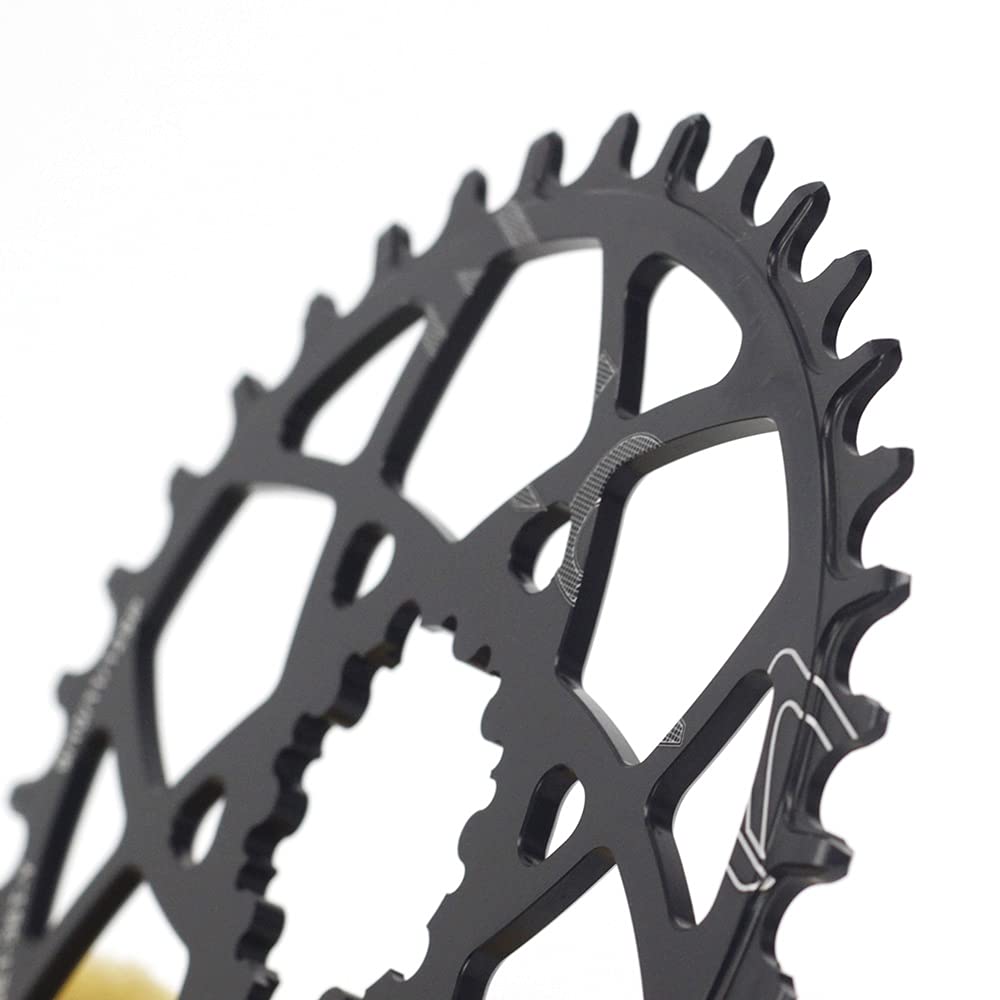 WABTU Kettingblad Fiets MTB Mountainbike 30T/32T/34T/36T/38T Fiets Kettingblad Ketting Ring (Kleur: 0mm offset 30T