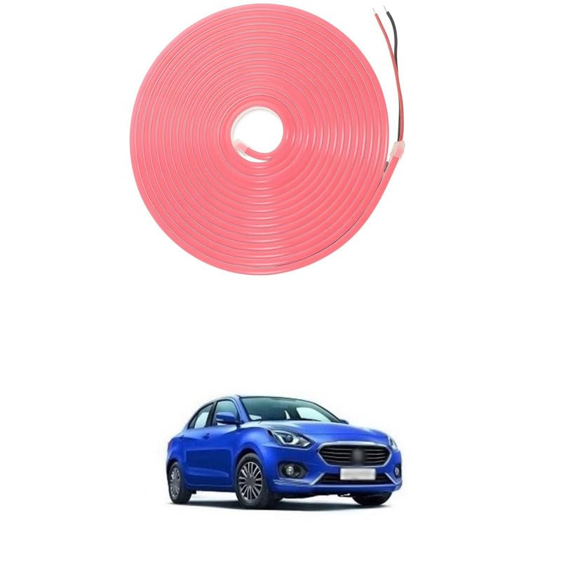 LOVMOTO Red LED Strip Light LED Neon Rope Light 12V 16.4FT Flexible Neon Lights LED Neon Flex IP65 5M for Outdoor Indoor Bedroom Wall Deco Comfortable with Sw-ift Dzi-re