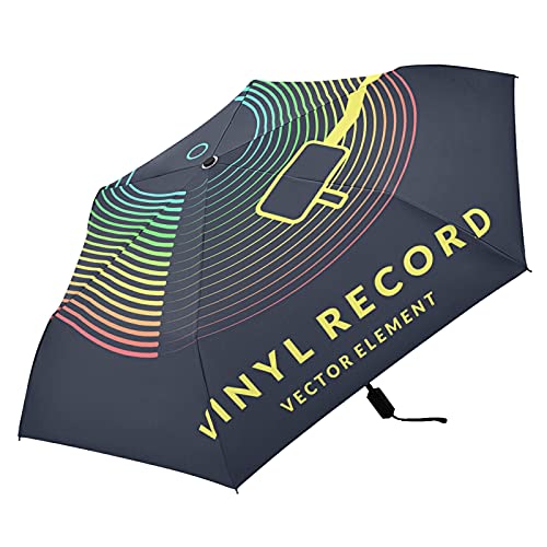 Parapluie pliable compact anti-UV pour pluie et soleil