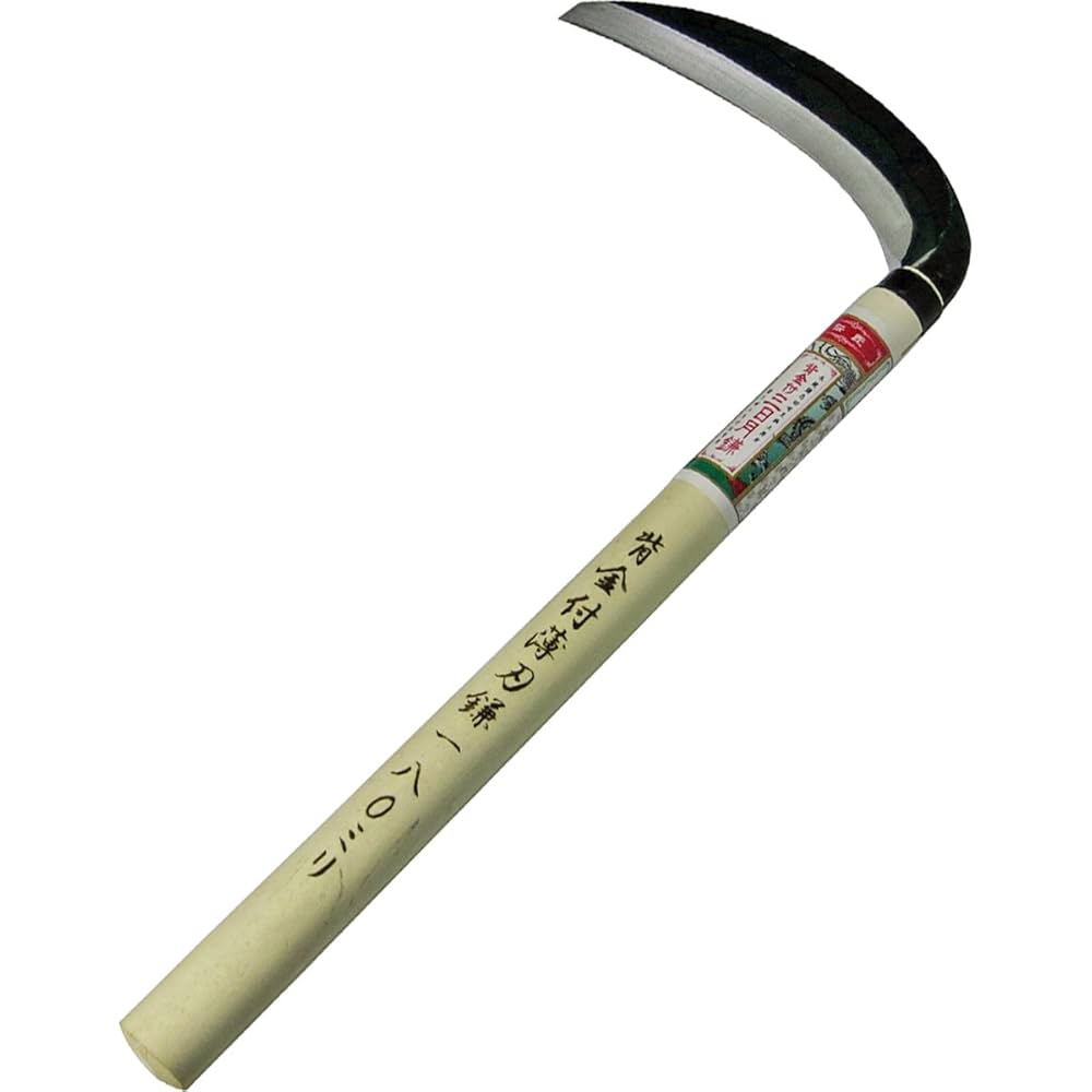 Amazon.co.jp: Densho Crescent Scythe with Back, 7.1 inches