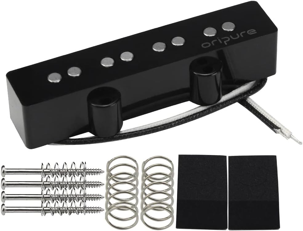 Set Di 5 Pickup Per Basso Jazz Stile Vintage – Alnico 5 Corde – Calotte In Metallo KAIAH