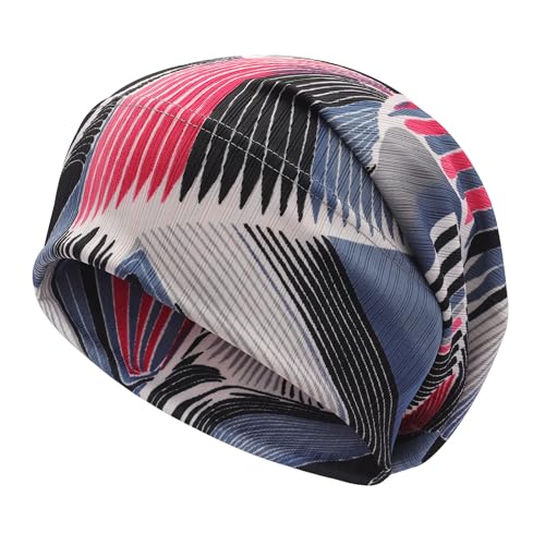 Turban chimio protégeant le cuir chevelu sensible en tricot doux