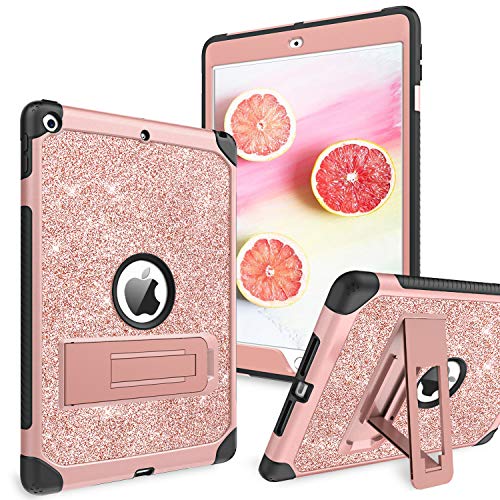 iPad 10.2 Case 2019, iPad 7th Generation Case, DUEDUE Glitter Bling Heavy Duty