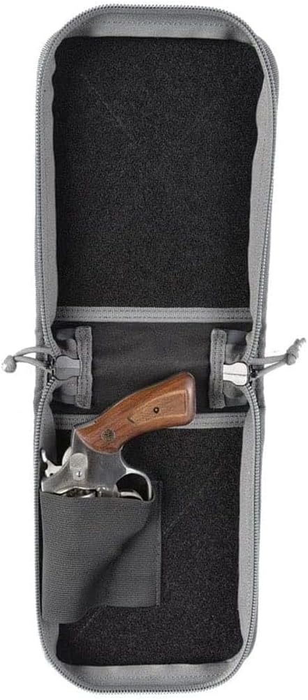 G.P.S. Compact First Aid Kit Deceit & Discreet Handgun Case with Lockable Double Zipper - Holds 1 Compact Handgun