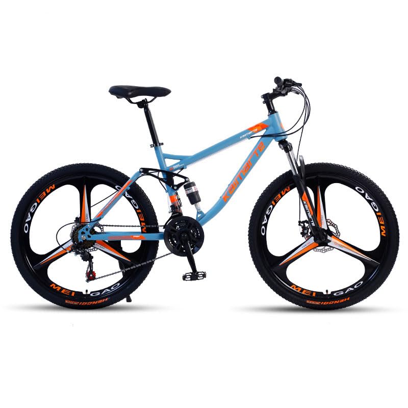 26 Zoll Mountainbike, 24-Gang Fahrrad MTB mit Vollfederung, MTB Dirt Bike...
