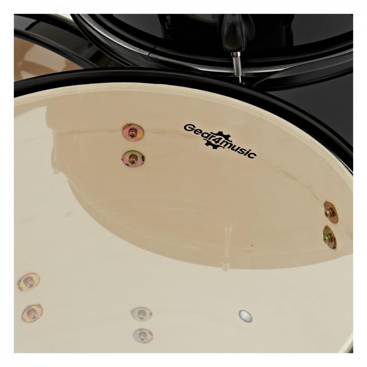 Gear4music Kit de batería acústica BDK-18 Jazz para principiantes, negro
