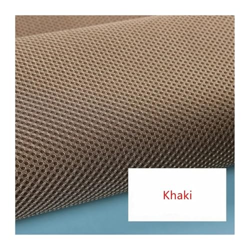 Lautsprecher Grill Tuch Stoff Tessuto a rete per altoparlanti da 1 x 1.6 m copertura in rete insonorizzata antipolvere panno da tappezzeria fai da te protettivo acustico per radioKhaki