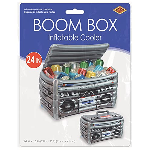 Image of Beistle Inflatable Cooler - 50's & 80's Party Decorations, Drink Containers, Beverage Cooler, Music Themed Decorations: Decades