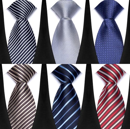 Image of Men's Necktie Classic Tie Woven Jacquard Neck Ties