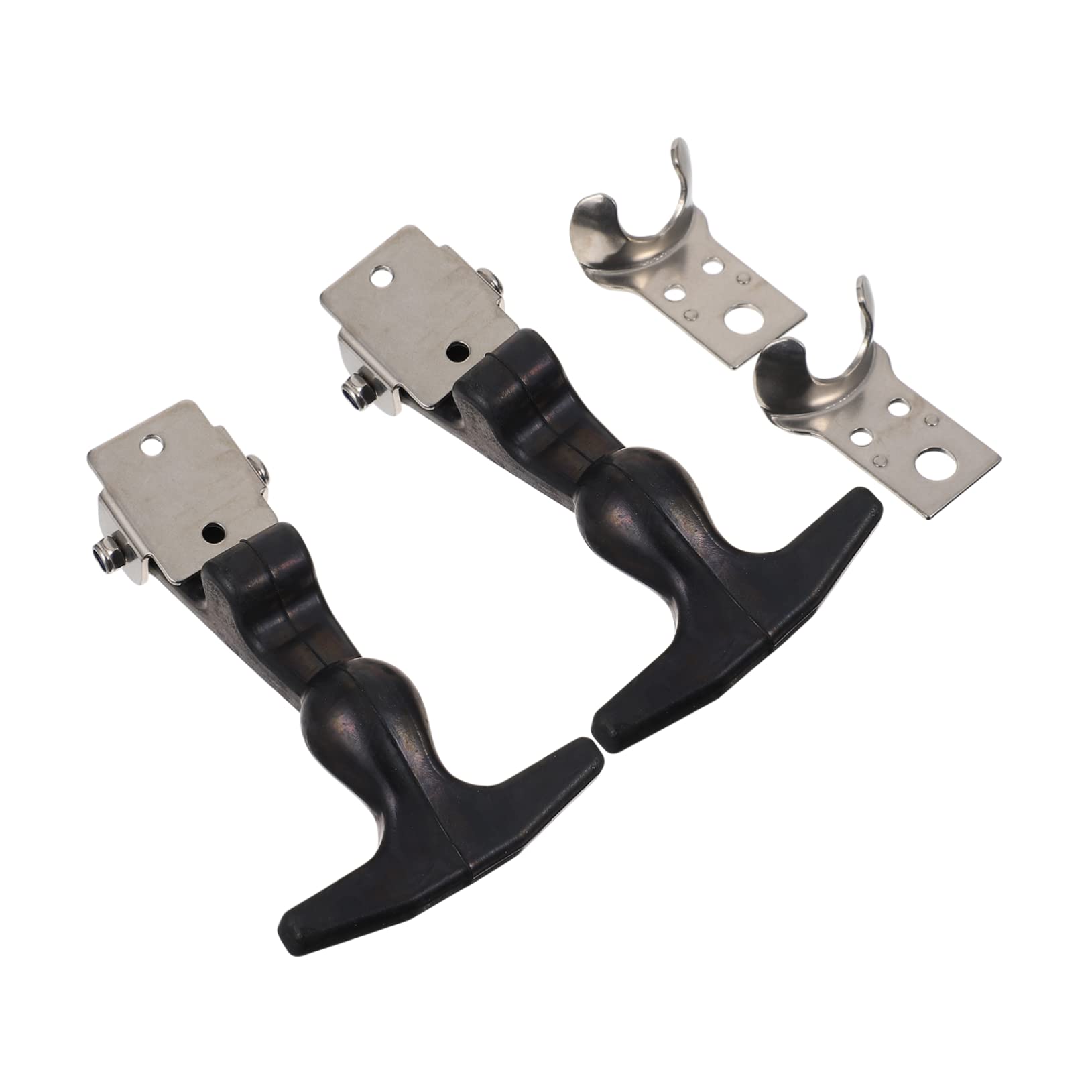 Balacoo Elastic Draw Latches Tool Box Hasp T-Handle Hasp Bracket for Vehicles Marine Latches for Boats