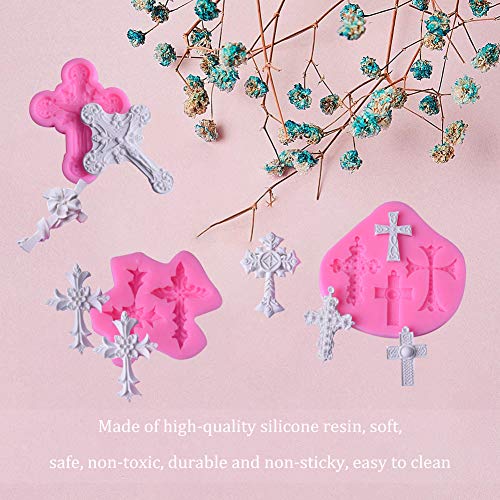 Stampi per dolci in silicone a forma di croci, per...