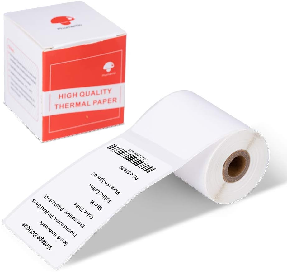 Phomemo m110 Printer Labels, 50x80 mm Self-Adhesive Direct Thermal Labels Printer Label Paper for Phomemo M110 M120 M220 M221 Label Maker