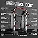 ZERELEK Multifunctional Power Cage,2200lbs Squat Rack with Lat Pull Down System ,Cable Crossover Machine with Multi-Handle, Gymg Equipment with Leg Hold-Down Attachment ZERELEK Multifunctional Power Cage,2200lbs Squat Rack with Lat Pull Down System ,Cable Crossover Machine with Multi-Handle, Gymg Equipment with Leg Hold-Down Attachment