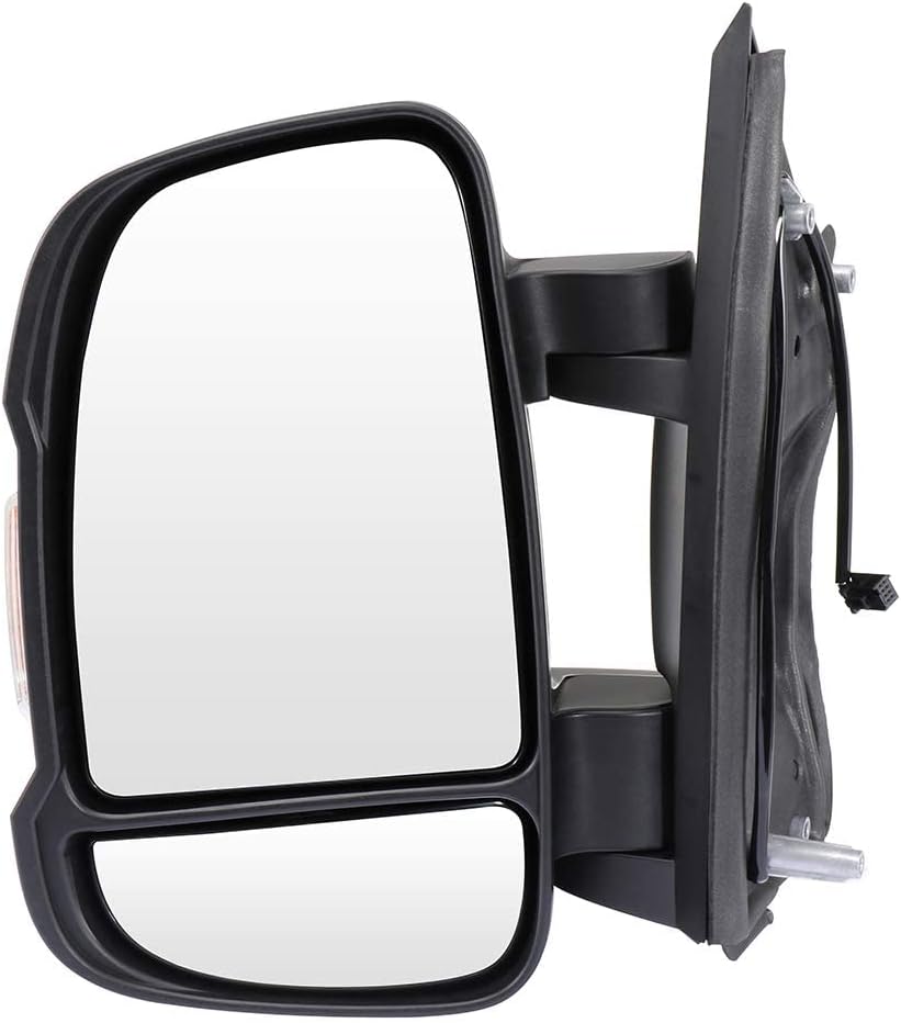SCITOO Driver Side View Mirror Fit For 2014 2015 2016 2017 2018 2019 For Ram ProMaster 3500 Side Mirror Manual Folding Turn Signal Manual Adjustment CH1320376