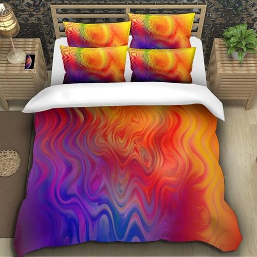 Housse de couette résistante anti-pli lit single fermeture éclair zippée