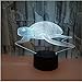 Produktbild XINGXIAOYU Lichtsteuerung 3D Der Schildkröte 3D Führte Nachtlicht-Bunte Kinderzimmer-Helle Luminary Der Tabelle USB Geführte Kinderlampe