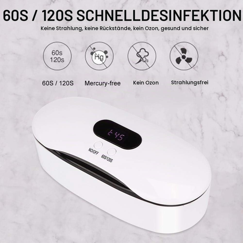 Professionelle UV Maschine, UV Sterilisator für Maniküre Tattoo Maniküre Friseure, uv sterilizer boxfür 99,99% der Bakterien, sterilisator für instrumente sterilisator uv für friseure