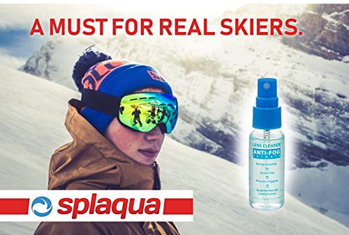 Anti Fog Spray Eyeglass Lens Cleaner, Long Lasting Defogger for Glasses, Goggles, Ski Masks Mirrors and Windows (3 Pack)