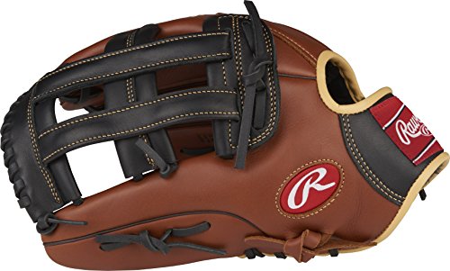 Rawlings Sandlot Series Leather Pro H Web Baseball Glove, 12-3/4", Left Handed Throw